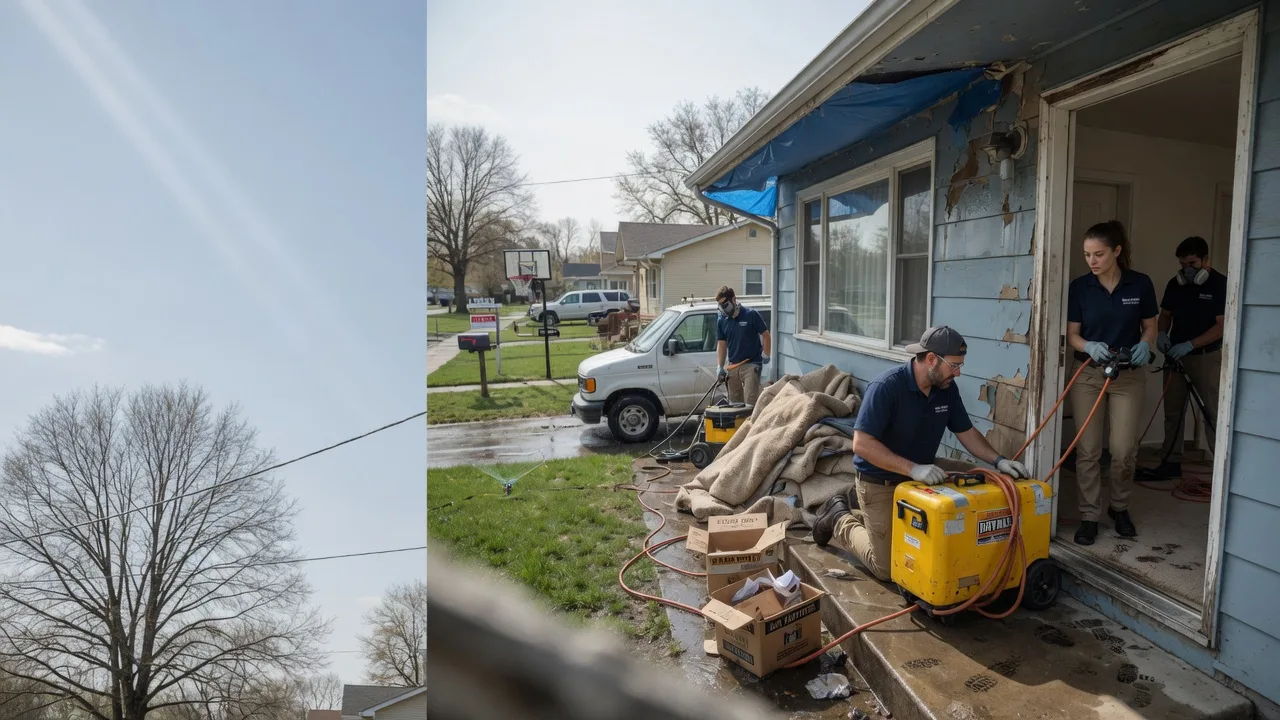 Basement Flood Cleanup in Whitestown, IN near me
